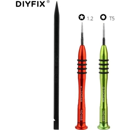 DIYFIX for Apple Macbook Air / Pro Repair Tools Kit Precision 1.2mm P5 Pentalobe T5 Torx Screwdriver Set with Retina Display