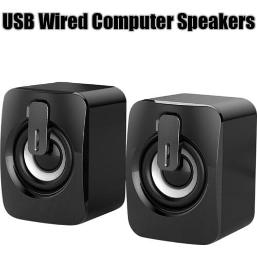 New Bluetooth-compatible Wired Speakers Computer Speaker Stereo Bass Sound Box Subwoofer Music Player For PC Laptop Desktop
