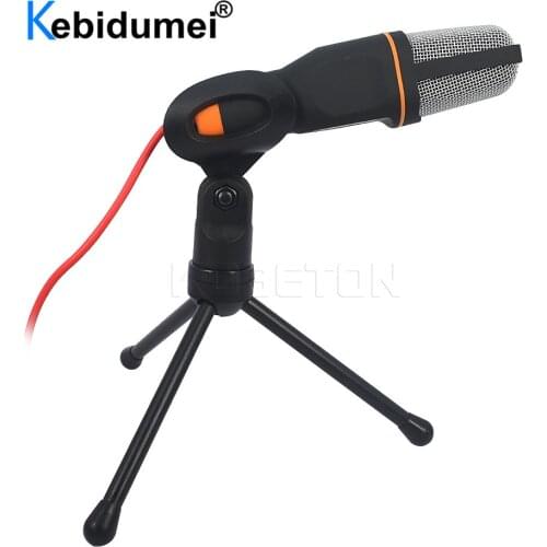 SF666 Handheld Microphone Sound Studio Microphone For Computer Chat PC Laptop Notebook Karaoke Mic For Mobile Phones
