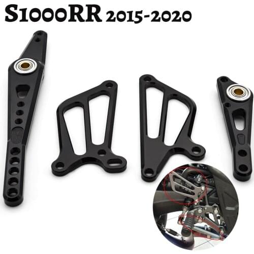 CNC Adjustable Gear Shift Shifter Lever + Wing For BMW S1000RR S1000 RR S 1000RR Motorcycle Rearset Foot Peg Shifters Levers