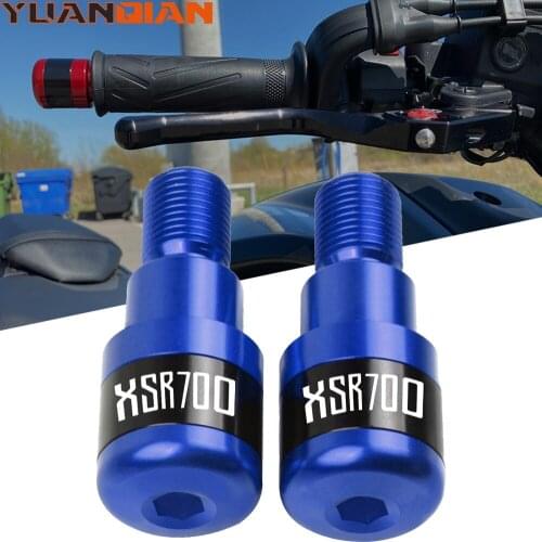 For YAMAHA XSR700 XSR 700 2016 2017 2018 2019 2020 2021 Motorcycles Handlebar Grips Plug Slider Handle Bar Ends Anti Vibration