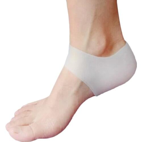Silicone Moisturizing Gel Heel Socks Cracked Foot Skin Care Foot Massager Socks Foot Chapped Care Tool