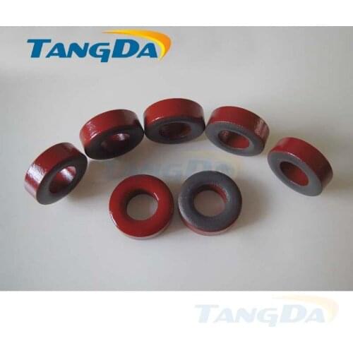 Tangda Iron powder cores T68-2A OD*ID*HT 18*9*6.5 mm 7nH/N2 10uoIron dust core Ferrite Toroid Core Coating Red gray