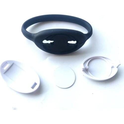 1Pcs ID 125KHz RFID Writable Waterproof Watch Black Wristband Key Tag T5577 EM4305 Rewritable Proximity Card For RFID Copier