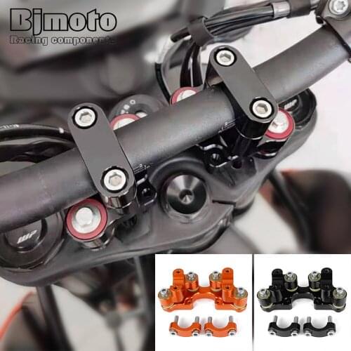 Motorcycle Handlebar Riser Handle Bar Mount Clamp Extend Adapter For ADV 790 390 2019-2021 Adventure 1290 1190 ALL YEARS