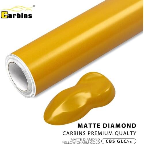 2021 Hot Sale Carbins Wrapping Vinyl Film For All Type Cars Self Adhesive Matte Yellow Color Changing Sticker