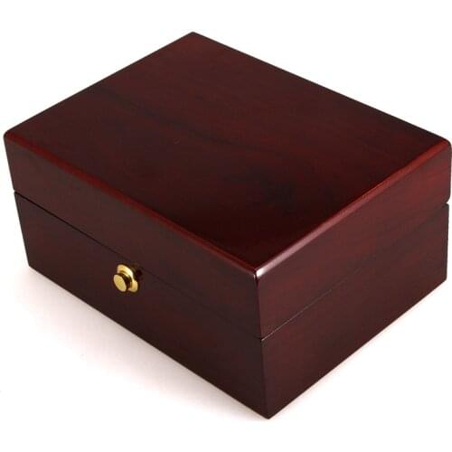 Kili Large Size Wood Lacquered Glossy Single Watch Box with PU Leather Cushion
