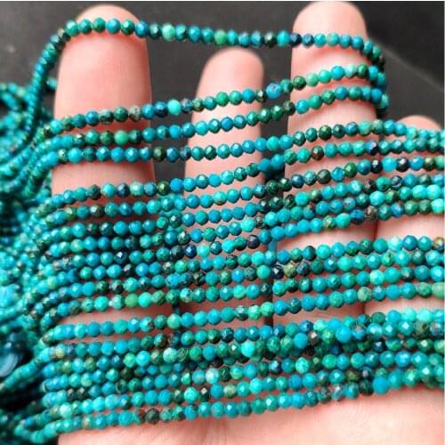 AAA loose beads malachite round faceted 2.5mm 32cm for DIY jewelry making FPPJ wholesale beads nature gem stone