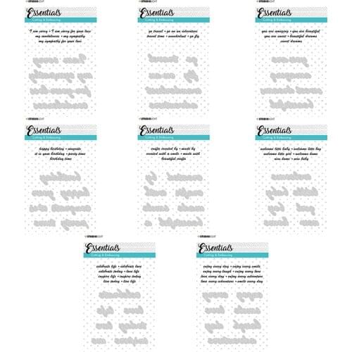 CH 2021 New Arrival Letters Metal Cutting Dies Embossing Scrapbooking Stencil Craft Cut Dies For DIY Card Handmade