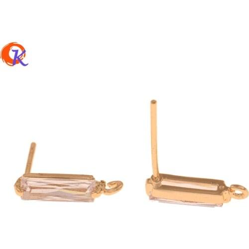 Cordial Design 30Pcs 3*13MM Jewelry Accessories/Hand Made/Genuine Gold Plating/Earrings Stud/Charms Jewelry/Earring Findings