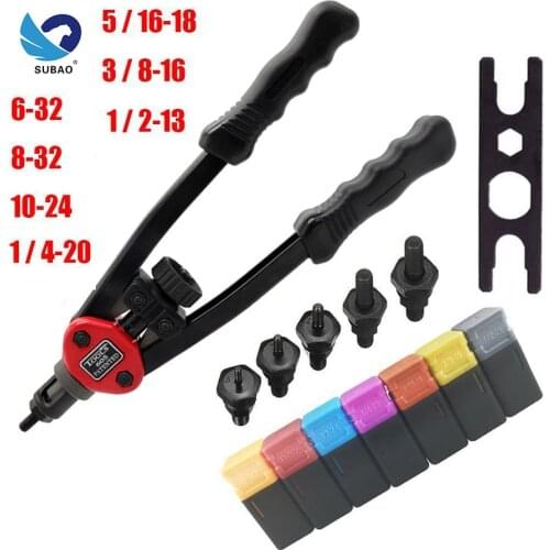 Bt-605 riveting nut gun automatic riveting tool riveting nut tool manual insertion riveting nut tool manual mandrel 6-32 8-32