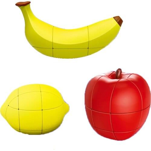 Fruits 3x3x3 2x2x3 Magic Cube Speed Puzzle Game Cubes Educational Toys for Kids Children Gift