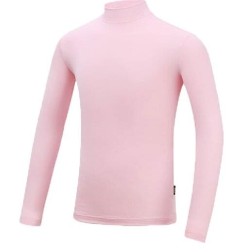 PGM Children Sun Protection Golf Shirt Boys Ice Silk Anti-Uv Golf T Shirts Summer Long Sleeve Undershirt Tight Bottom AA51874
