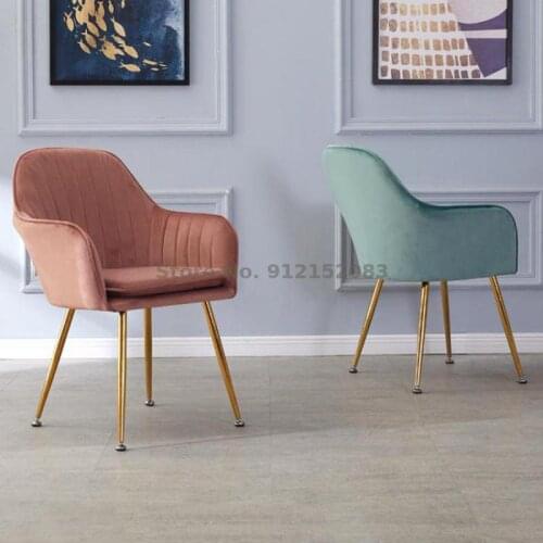 Ins Nordic net red makeup chair simple desk chair dressing chair household backrest dining chair restaurant stool manicure chair