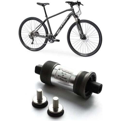 Bicycle Delicate BSA Bottom Bracket 111/113.5mm/122.5mm Four-Hole Crank Shaft Bicycle Use Parts