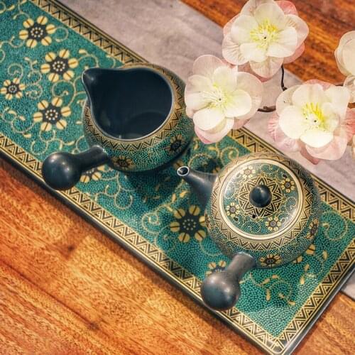 Black Pottery Teapot Cover Bowl Justice Cup Tea Leak Domestic Kungfu Set Accessories