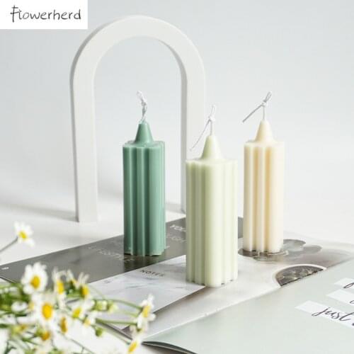 DIY Square Castle Aromatherapy Candle Molds for Candle Making Cake Decorating Fondant Molds Plaster Mold Resin Molds