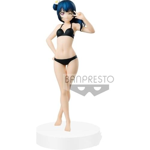 Love Live Tsushima Yoshiko Summer Swimsuit Edition Anime Figures Pvc Model Cartoon Toy Desktop Ornaments Anime Toys Gift