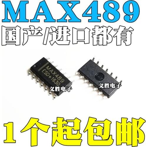 MAX489 New and original MAX489CSD/ESD SOP14 RS-422 RS-485 Bus transceiver, interface IC chip, integrated circuit