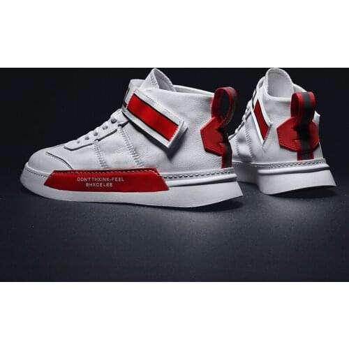 Mens Shoes Autumn 2019 New Wild Personality High White Youth Trent Style Sports Casual Tide Shoes