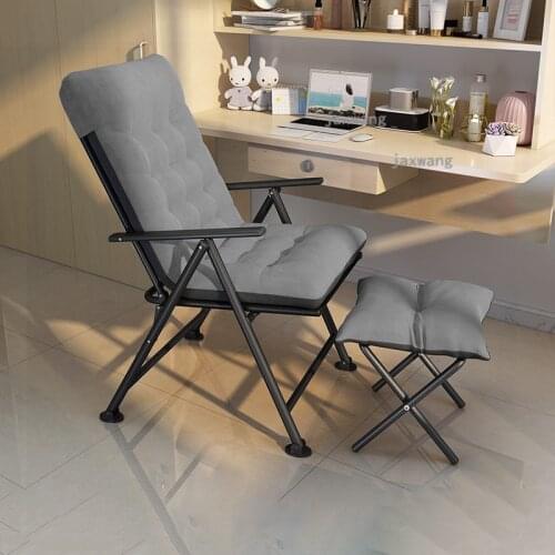 Nordic Leisure Office Chairs Adjustable Backrest Computer Chair Home Bedroom Furniture Folding Recliner Modern Gameing Chair