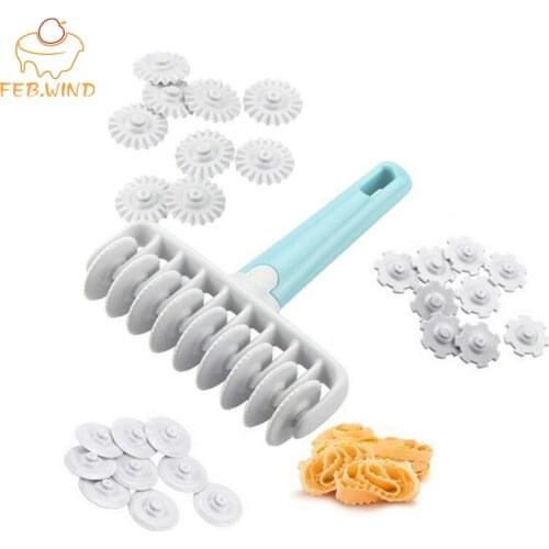 Plastic Fluted Pastry Cutter/Wheel Pastry Dough Cutter Pizza Pie Crust/Lattice Cutters Dough Pasta Accessory Baking Tools 450