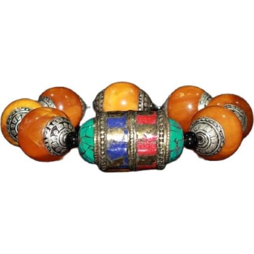 Early collection of Nepalese wax Bracelets