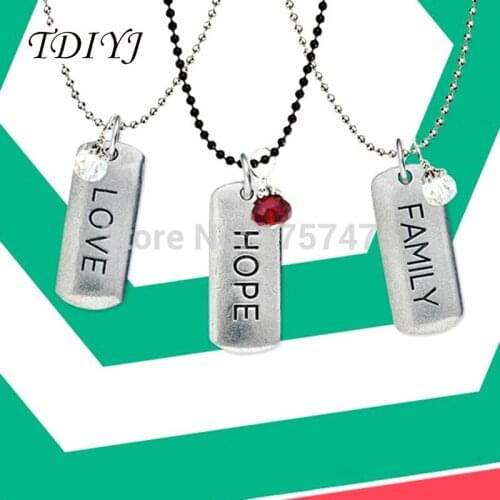 TDIYJ New Arrival 5pcs/lot Alloy FAMILY Floating Tag fit Memory Locket Necklace Accessories HYT4