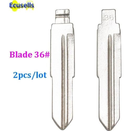 2pcs/lot Universal remotes blank key NO.36 Key Blade For Hyundai Tucson Flip Key Blade 36# SZ11MH SZ11FH