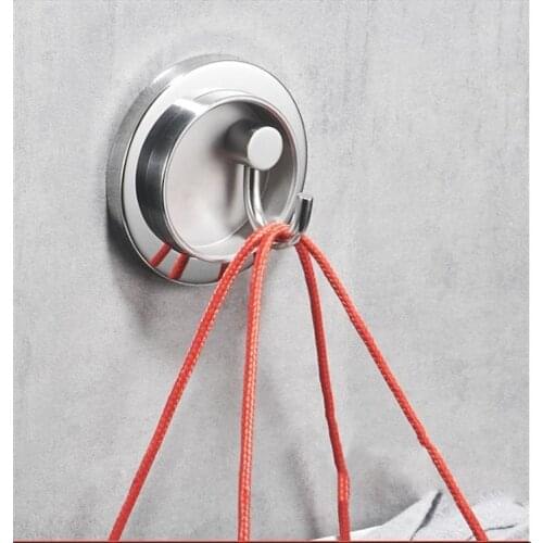 Vidric Stainless Steel Clothes Wall Hooks Bathroom Towel Single Coat Hanger Kitchen Holder Robe Hooks Home Accessories foldable