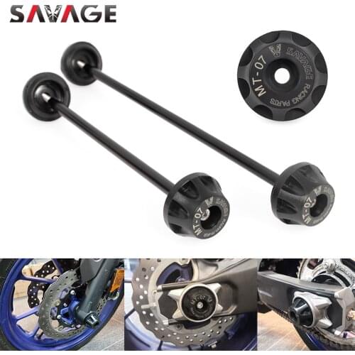 Rear Front Axle Fork Crash Slider For YAMAHA MT-07 FZ-07 2014-2021 XSR700 MT07 FZ07 Motorcycle Wheel Protector XSR 700 MT FZ 07