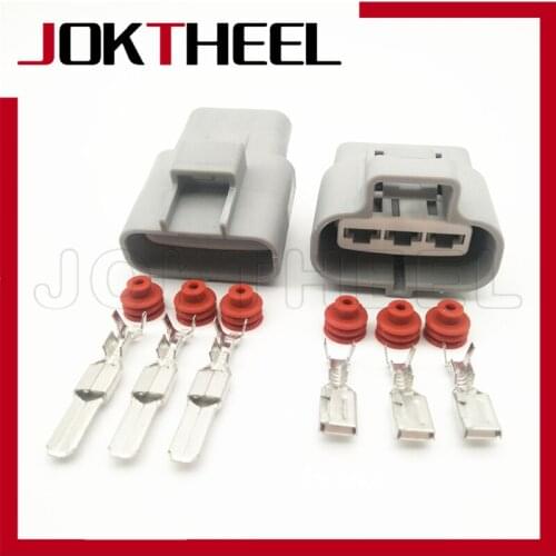 1-20sets Sumitomo 3 Pin way male female electric Fan Plug Waterproof auto connector for Toyota Corolla Camry 6188-0129 6189-0165