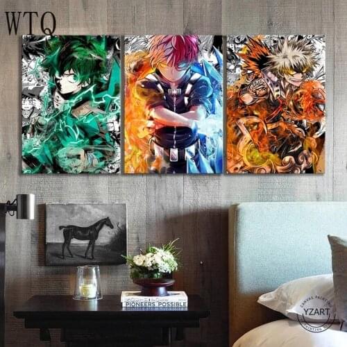 5D DIY Diamond Painting Anime My Hero Academia Mosaic Painting Diamond Embroidery Full Square Drill Cross Stitch Kits Hoom Decor
