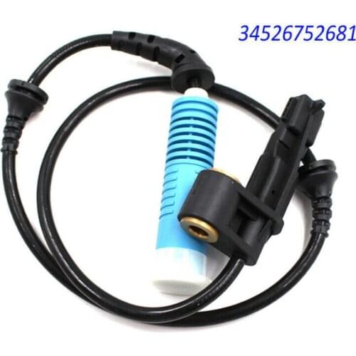 2PCS 34526752681 34526752682 ABS Wheel Speed Sensor Front Left Right For BMW X3 E83 3Series E46 M3 316 34526792897 34526792896