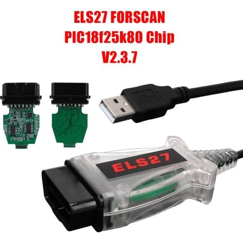 NEW ELS27 Forscan V2.3.7 Car OBD2 Scanner ELM327 Diagnostic Tool Accessories For Mazda 3 CX5 6 Ford Focus MK2 MK3 Fiesta Lincoln