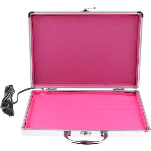 Electric Hot Stone Heater Spa Massage Stone Warmer Heating Box Case, Salon Spa Rocks Stones Device for 16Pcs Stones-US Plug