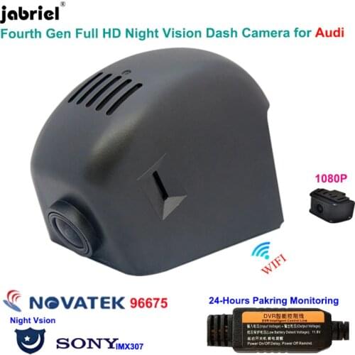 Full HD Night Vision Wifi dash camera car dvr for Audi a4 a6 a1 a3 a5 a7 a8 q2 q3 q5 q7 q8 tt rs3 rs4 rs5 rs6 rs7 R8 s3 s4 s5 s6