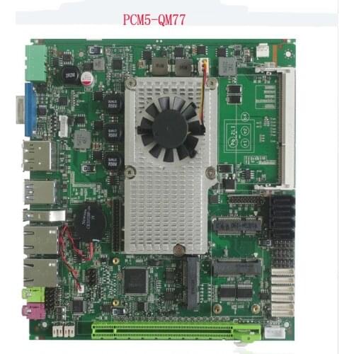 Hot sale Mainboard Intel core i7-3610QM CPU with 2* PCI slot Fanless Mini ITX industrial Motherboard for pos terminal