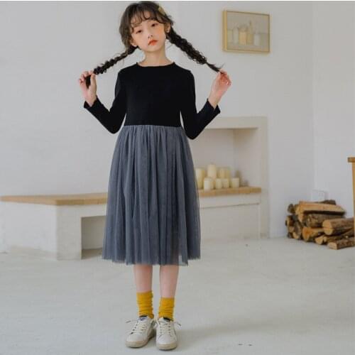 Girls Cotton Dresses Autumn and Winter 2019 New Baby Princess Dress Fleece Thicken Cotton Kids Dresses for Girls Patchwork,#5431