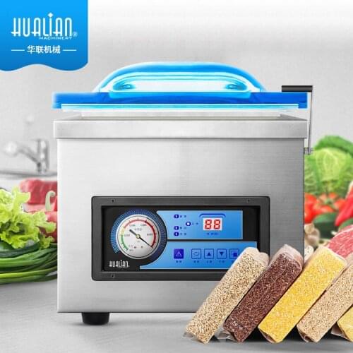 Desktop suction commercial vacuum packaging machine hvc-260t1a