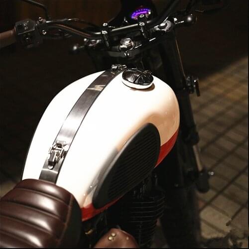 New Cafe Racer vintage Motorcycle tank cover Decal Stickers moto Stainless custom-made pegatinas moto