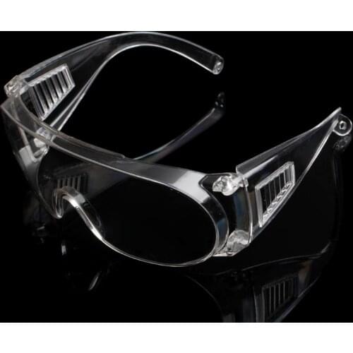 New Clear Vented Safety Goggles Eye Protection Protective Lab Anti Fog Glasses Y5GD