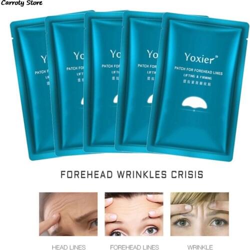 5pcs Forehead Line Removal Patch Anti Wrinkle Forehead Firming Mask Frown Lines Treatment Stickers Anti-aging Lifting Skin Care