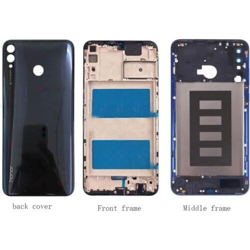 7.12 Inches For Huawei Honor 8X Max Middle Frame Front Back Bezel Lcd+Housing Battery Back Cover Plate Chassis Faceplate