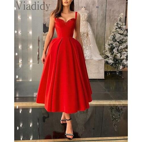 Sexy Spaghetti Strap Party Dress Women Solid Color Ruched Sleeveless Backless Bandeau Dress