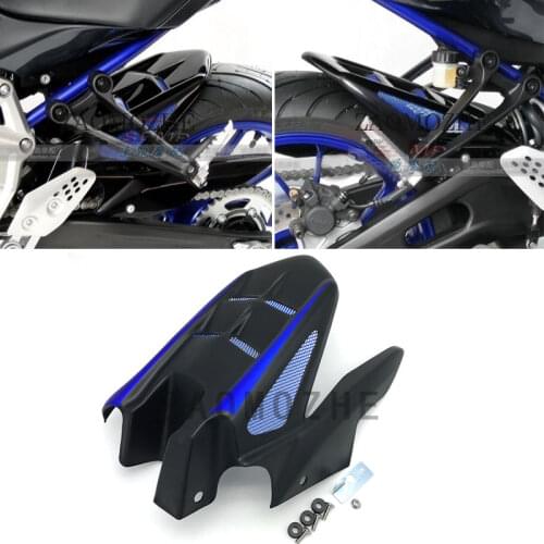 For Yamaha MT 07 FZ 07 Rear Mudguard Hugger Fender Plastic for Yamaha FZ-07 MT-07 2013 2014 2015 2016 2017