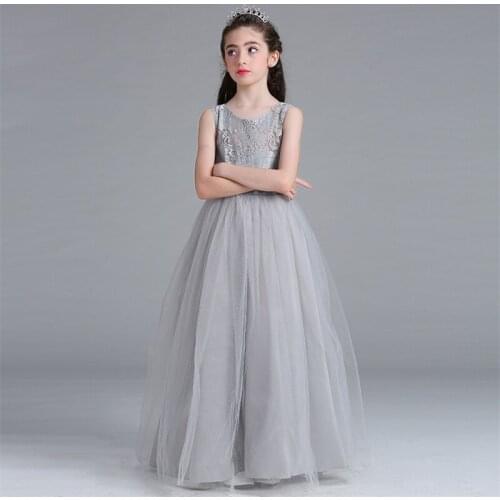 Flower Girls dresses for New Year clothes Party Baby Girls Sleeveless Big Bow Princess Wedding Dress Children Party Vest MBD0020