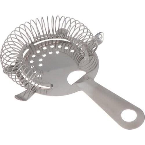 Hot Useful Professional Stainless Steel Cocktail Shaker Bar Ice Strainer Wire Mixed Drink Bartender Tool Bar Accessories