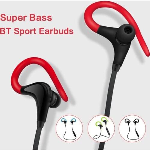 Bt-1 Earhook Silicone Headphone Hanger Earbuds Neckband Wireless Earphone Sport Wireless V4.1 Headsets Music Earphones With Mic
