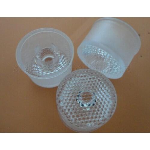 High quality Led Waterproof lens 21.7mm 30 deg Bead surface, high power led lens